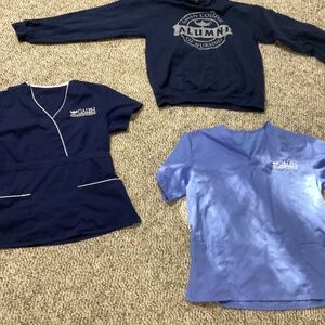 Women’s Galen College of Nursing tops. Sold as a lot.